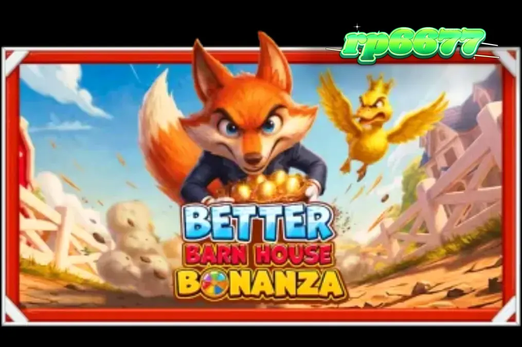 Tampilan visual slot Better Barn House Bonanza dengan tema pertanian kartun yang ceria